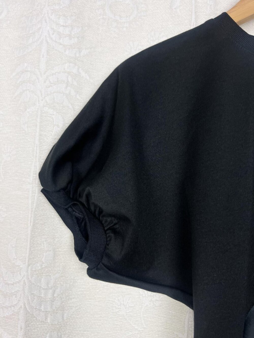 Ted Baker London Drewee Mixed Media Midi Dress empire waist puff sleeve satin XS - Picture 4 of 11